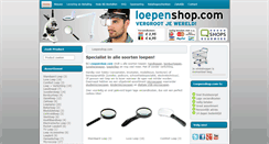 Desktop Screenshot of loepenshop.com